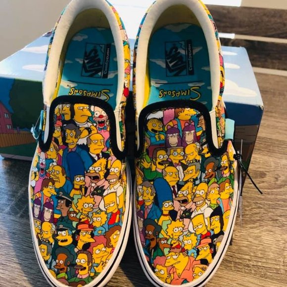 The Simpsons VANS comfycush slip on shoes 7 - Picture 3 of 7